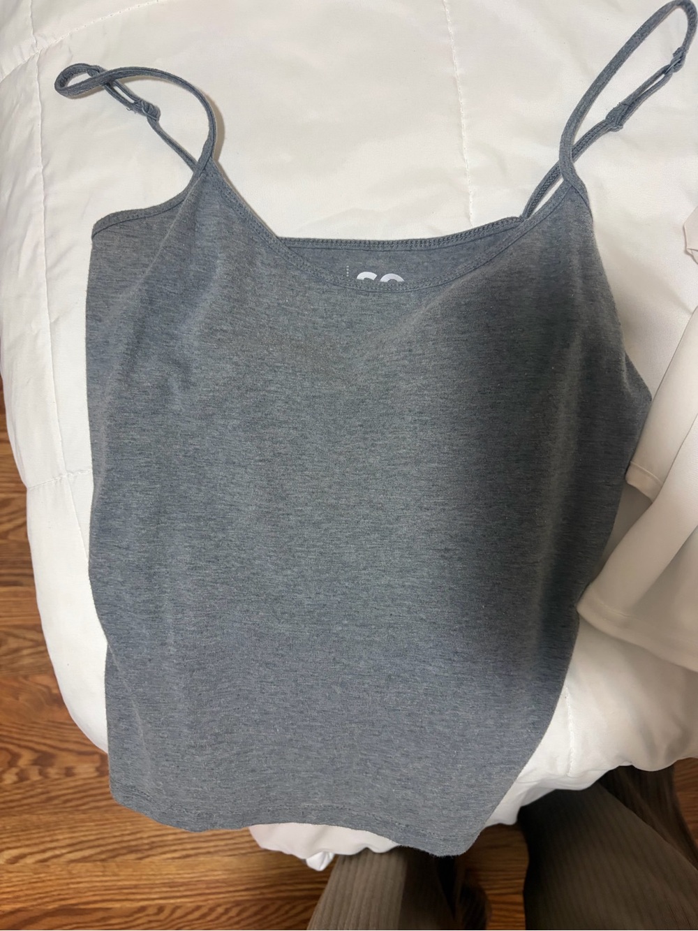 SO Gray Spaghetti Strap Camisole